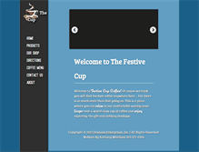 Tablet Screenshot of festivecupcoffee.com